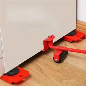 Piece Professional Furniture Lifting Set, Furniture Lifting Tool Set with Anti-skid Cushions, Easy Moving Tool for Home & Office Heavy Object