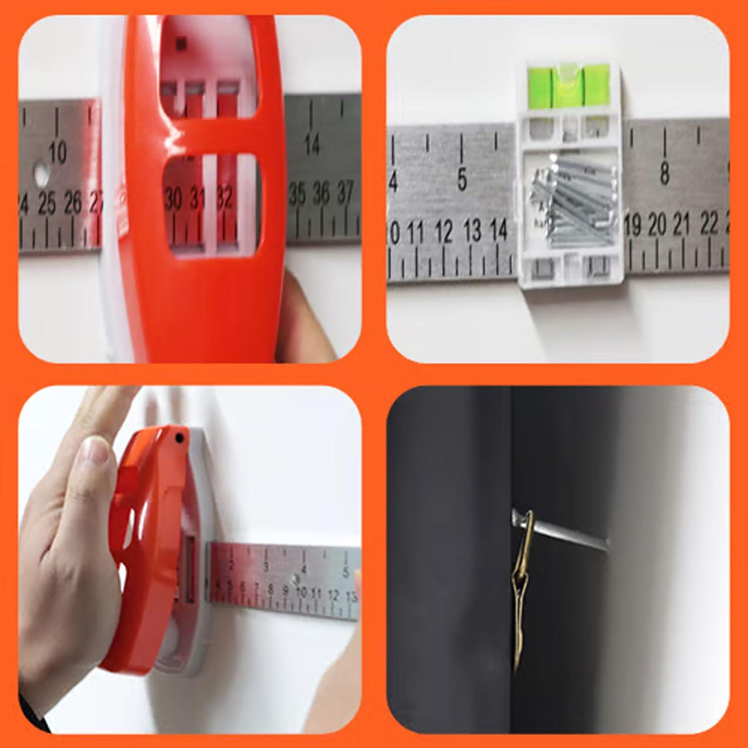 Picture Hanging Tool with Level – Hang Frames Perfectly Every Time!Easy Alignment Hanging Tool with Built-In Level for Home Decor Installation Picture Hanging Tool with Level – Hang Frames Perfectly Every Time!Easy Alignment Hanging Tool with Built-In Level for Home Decor Installation