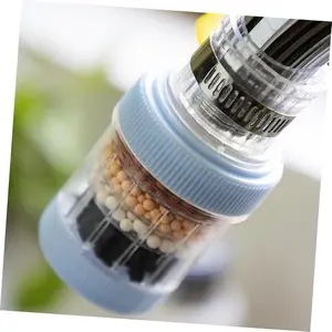 Sink faucet filter, filters and purifies tap water, easy to disassemble design, suitable for kitchen and bathroom, splash-proof shower.