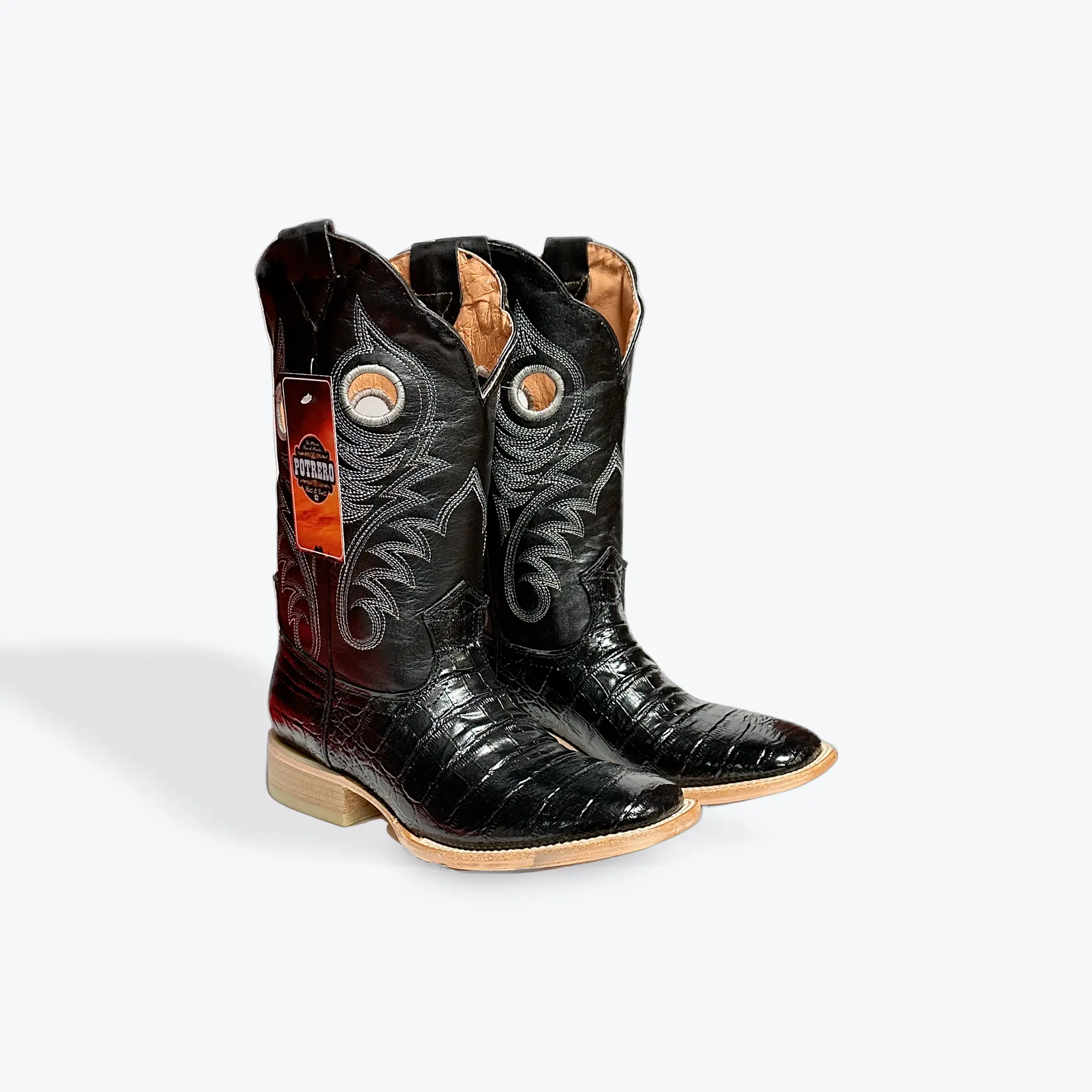 Youth Coco Belly Print Boot - Black