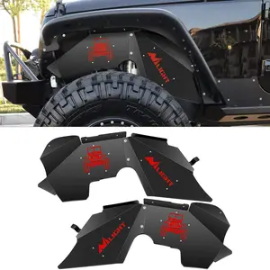 Nilight Front Inner Fender Liners For 2007 2008 2009 2010 2011 2012 2013 2014 2015 2016 2017 2018 Wrangler JK & JKU Unlimited