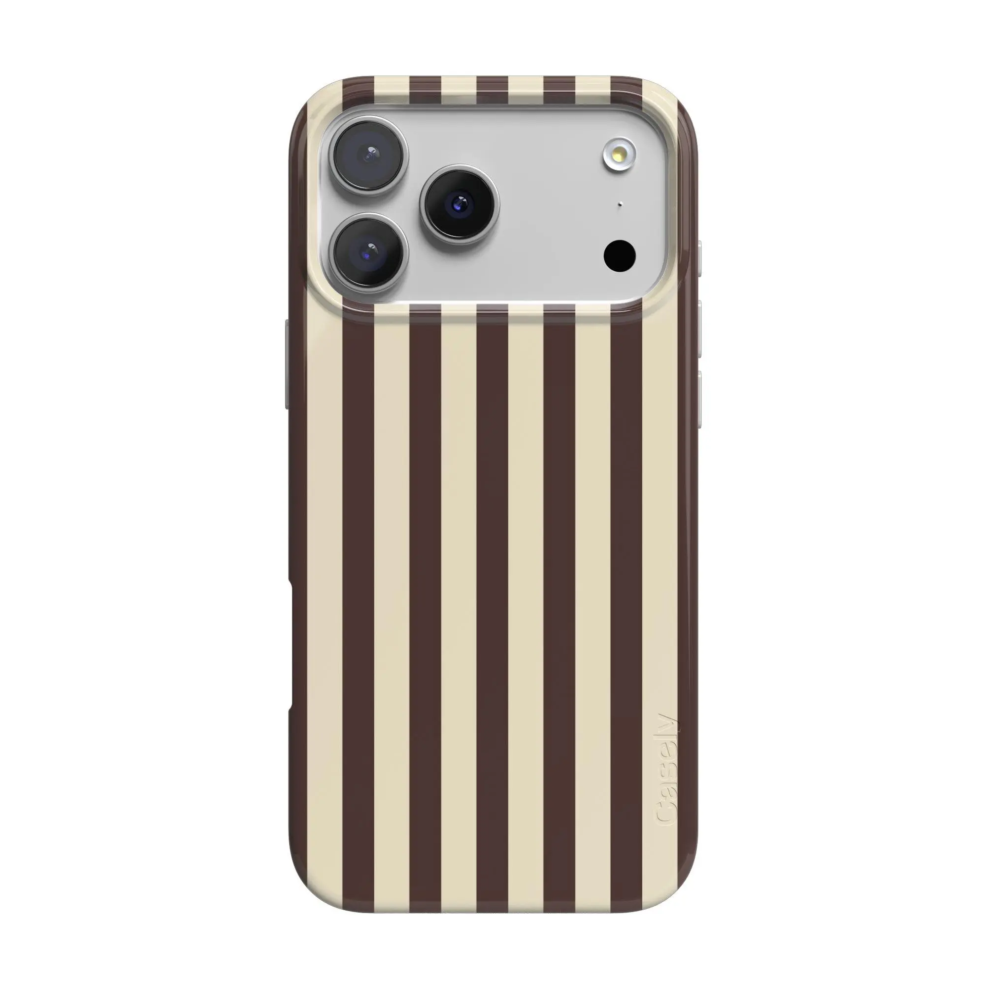 Casely S'more Stripes | Brown Striped Classic MagSafe Case