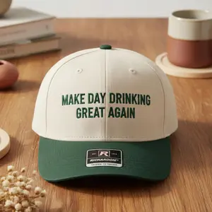 Embroidered St Patrick's Day Trucker Hat, Day Drinking Party Cap, St. Patrick's Day Gift, Hat for St. Pattys Day, Luck Trucker Hat,Green Cap