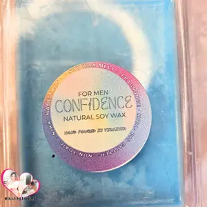 Confidence for Men – All Natural Soy Wax Melt Cubes by NIKKI Made That Candle Decor Ornaments Freshener Decoration
