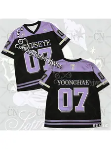 KATSEYE concert unisex jersey, loose and fashionable streetwear, Yoonchae Lara&Sophia Daniela fan T-shirt