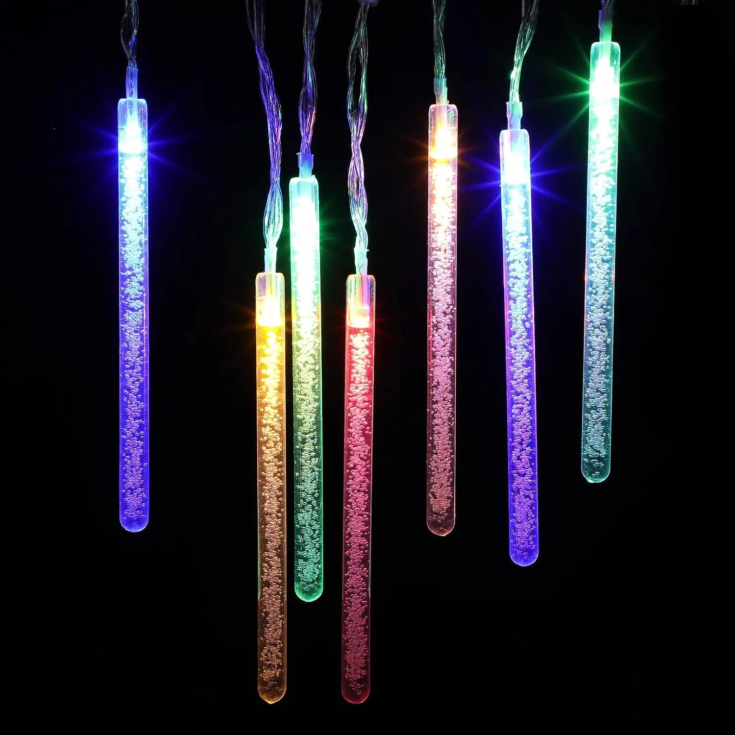 HOLIDAY DECORATION CHROMATIC BUBBLE LIGHTS - BATTERY POWERED