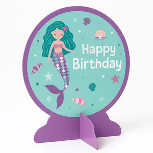 Mermaid Happy Birthday Table Decoration