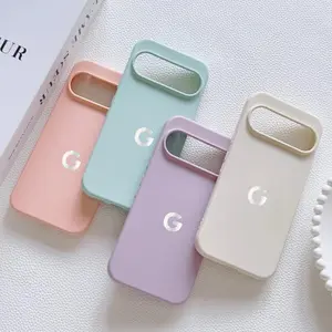 Color Skin Feel Liquid Silicone Phone Case For Official Google Pixel 10 9Pro XL 9 8 7 10A for Magsafe Wireless Charge Soft Cover