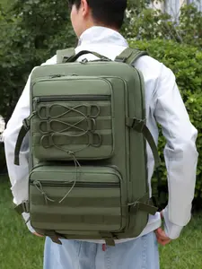 Military Backpack, 45 Litres, Tactical Backpack, Very Spacious with Several Compartments, Durable, Waterproof, Ideal for Travel and Hiking, Men's Backpacks