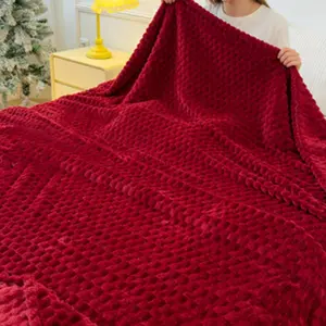 Soft Air Conditioning Throw Blanket, Lightweight Easy Storage, All-Season Warmth, Single Twin Pet Friendly, Dorm Bedroom Sofa Nap Library Travel Gift