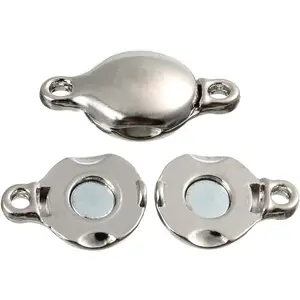 Brass Made Round  Clasps Stronger  Closure for Necklace Bracelet and Chain Keep Your  Secure 10 Sets/lot
