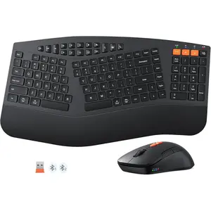 Keyboard and , Multi-Device  Keyboard and  , 4 DPI Adjustable , Full-Sized Split Keyboard, for PC//Laptop/Tablet/Window/