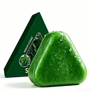 Natural DHT Blocker Shampoo Bar 120g with Polygonum Multiflorum Ginseng Ginger Rosemary Coconut Oil, Herbal Plant Extract Solid Hair Soap Deep Clean Scalp Strengthen Hair Roots Reduce Hair Thinning