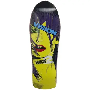 Vision Aggressor 2 Modern Concave 10 Skateboard Deck
