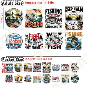 Sport DTF Iron On Heat Transfer Vinyl Cup Wrap Bundle DIY 8 PCS A4 & 16 PCS A7 Sizes for Fabric Cloth Transfer