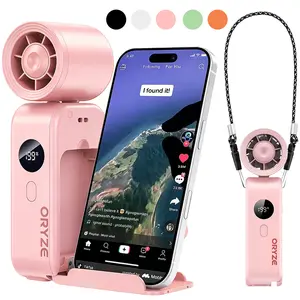 Portable handheld fan & 5000mAh 5-Speed Control: 199 / 160 / 120 / 80 / 60 Portable Foldable Fan, USB Rechargeable, Great for Travel, Office & Hot Summer mothersdaygift