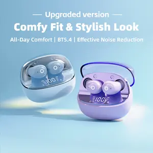 Ultra Tiny Invisible Mini Bluetooth Sleep Earbuds, Flat Slim In-Ear Wireless Headphones, Noise Isolation No Ear Pressure For Side Sleeping Subway Office Gym Travel