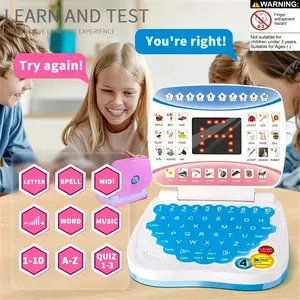 Simulation Laptop Model Toy, Early Education Learning Tool, Intellectual Development Tablet Trainer, Birthday Gift for Boys and Girls