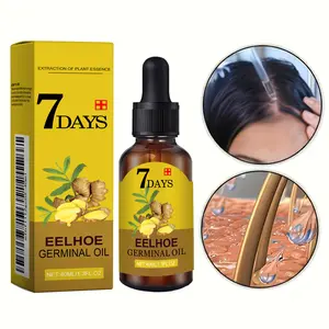7 Day Fast Hair Growth Oil Ginger Growth Hair Treatment Anti Hair Loss Men Women Scalp stimulating hair serum