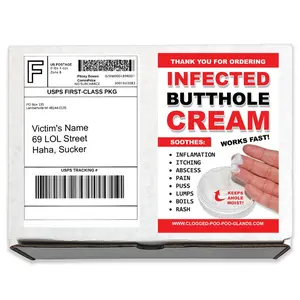 Anonymous Butt HoTe Prank, Gag Gift for Friends & Family, Gets Mailed Directly to the Victim, Family Member, or Friends