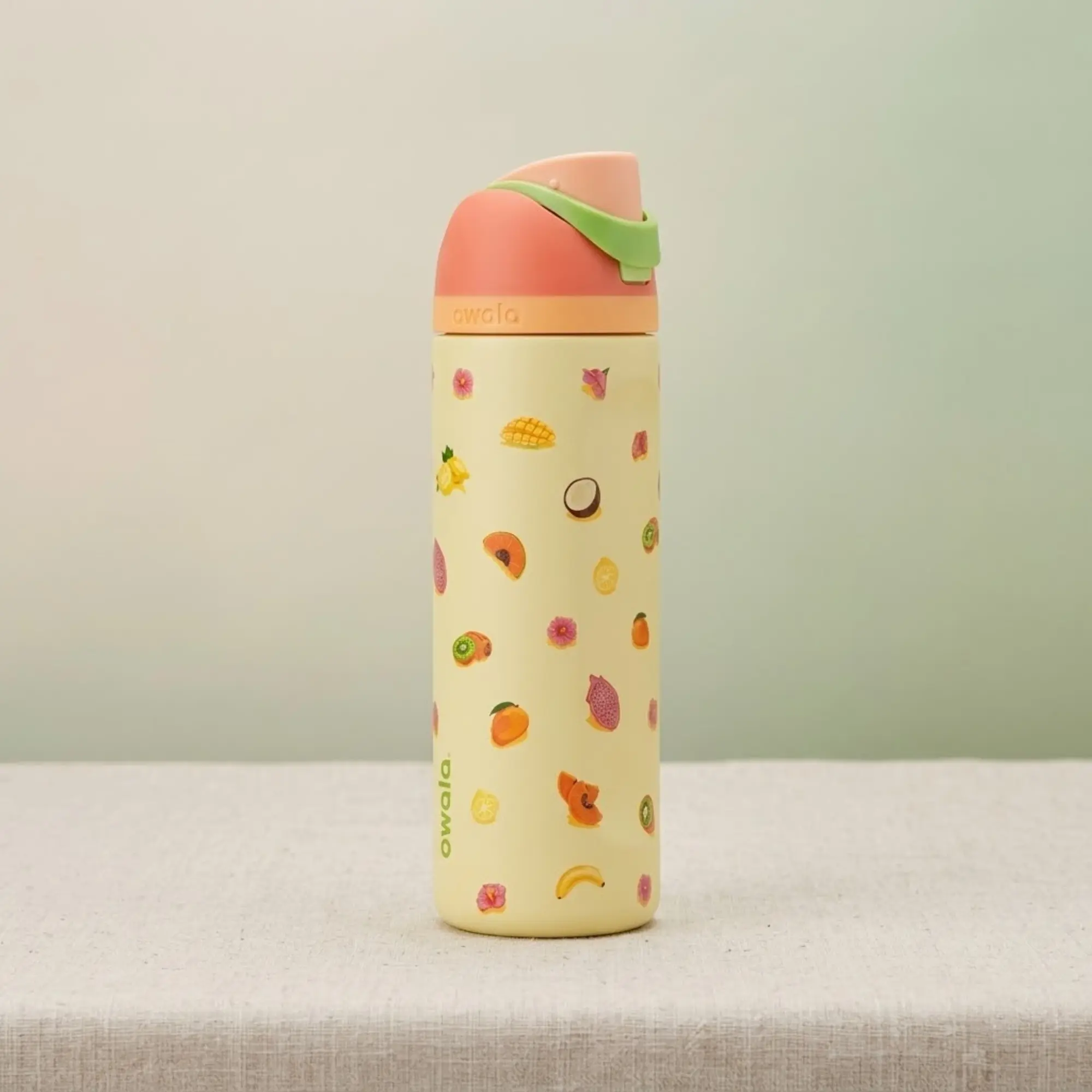 Owala UO Exclusive Birthday Bash Just Ripe FreeSip 32 oz Water Bottle Limited Edition Stainless Steel Vacuum Insulated Bottle with Straw, Leak-Proof Lid, New in Box