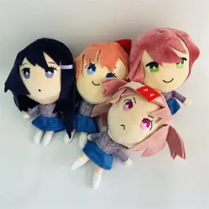 Hot Sale Game Doki Doki Literary Club Plush Toys Anime Cosplay Monika Natsuki Sayori Yuri Dolls