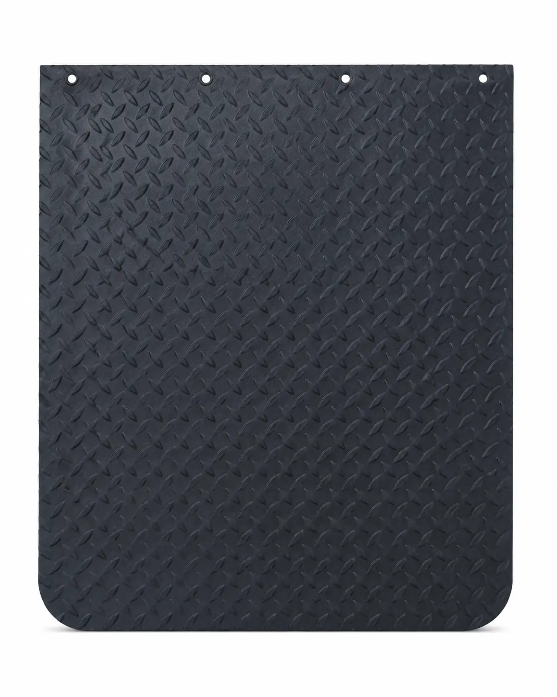 Diamond Plate Mudflap - 3/8" Thick Rubber 1 PAIR - 24" x 36"