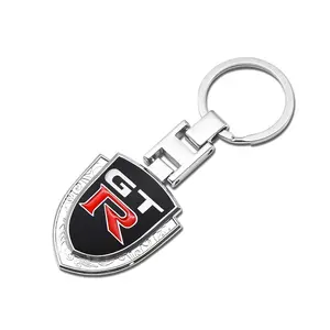 Car Keychain Key Ring Car Logo Key Holder Decoration Gtr Car Interior Accessories Personalized Modification Decorations