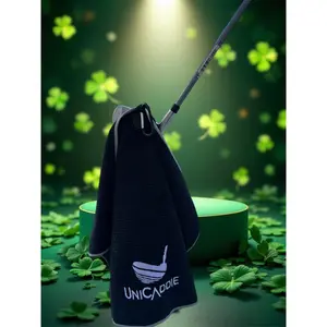UniCaddie Magnetic Microfiber Golf Towel with Strong Magnet, Waffle Pattern for Superior Cleaning, Easy Attachment, Perfect Gift for Golf Lovers