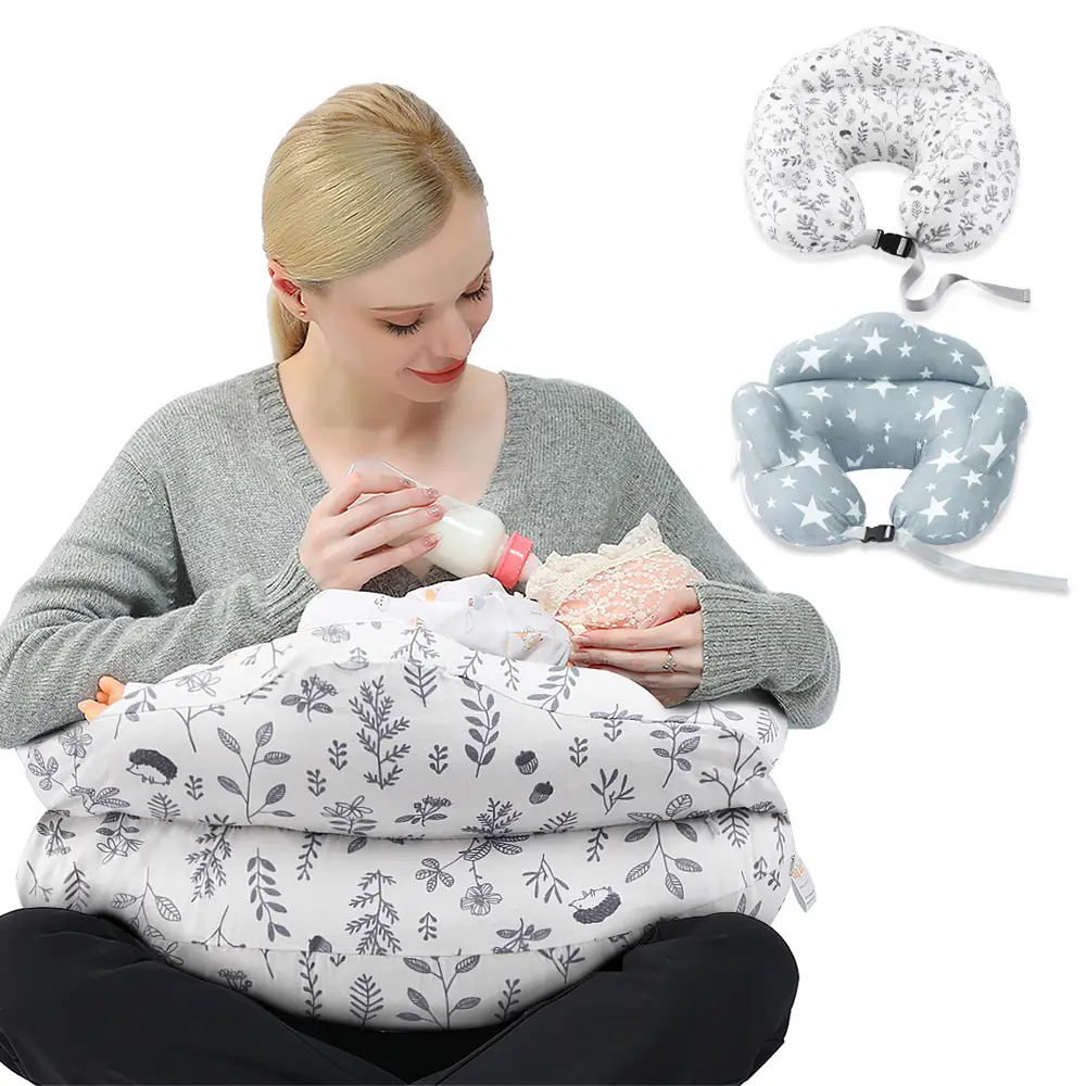 Chilling Home Multifunctional Nursing Pillow For Breastfeeding, Baby Nursing Pillow For Newborn, Nursing Essentials For Bottle And Breastfeeding, Brea