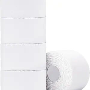Athletic Tape,5 Pack White Sports Tape,Very Strong No Sticky Residue Wrist Ankle Tape for Gymnastics Boxing Lacrosse Climbing Hockey Bat