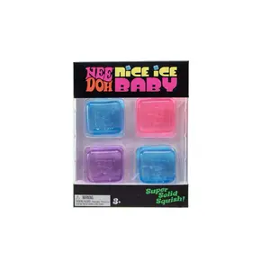 Schylling NeeDoh Nice Ice Baby Sensory Fidget Toy - 4-Pack