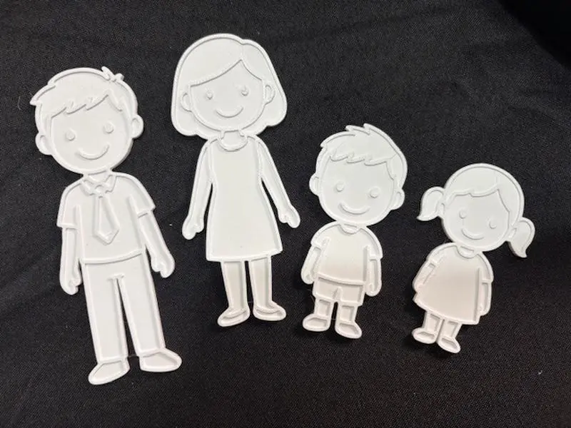 3D Customized Family Coloring Set
