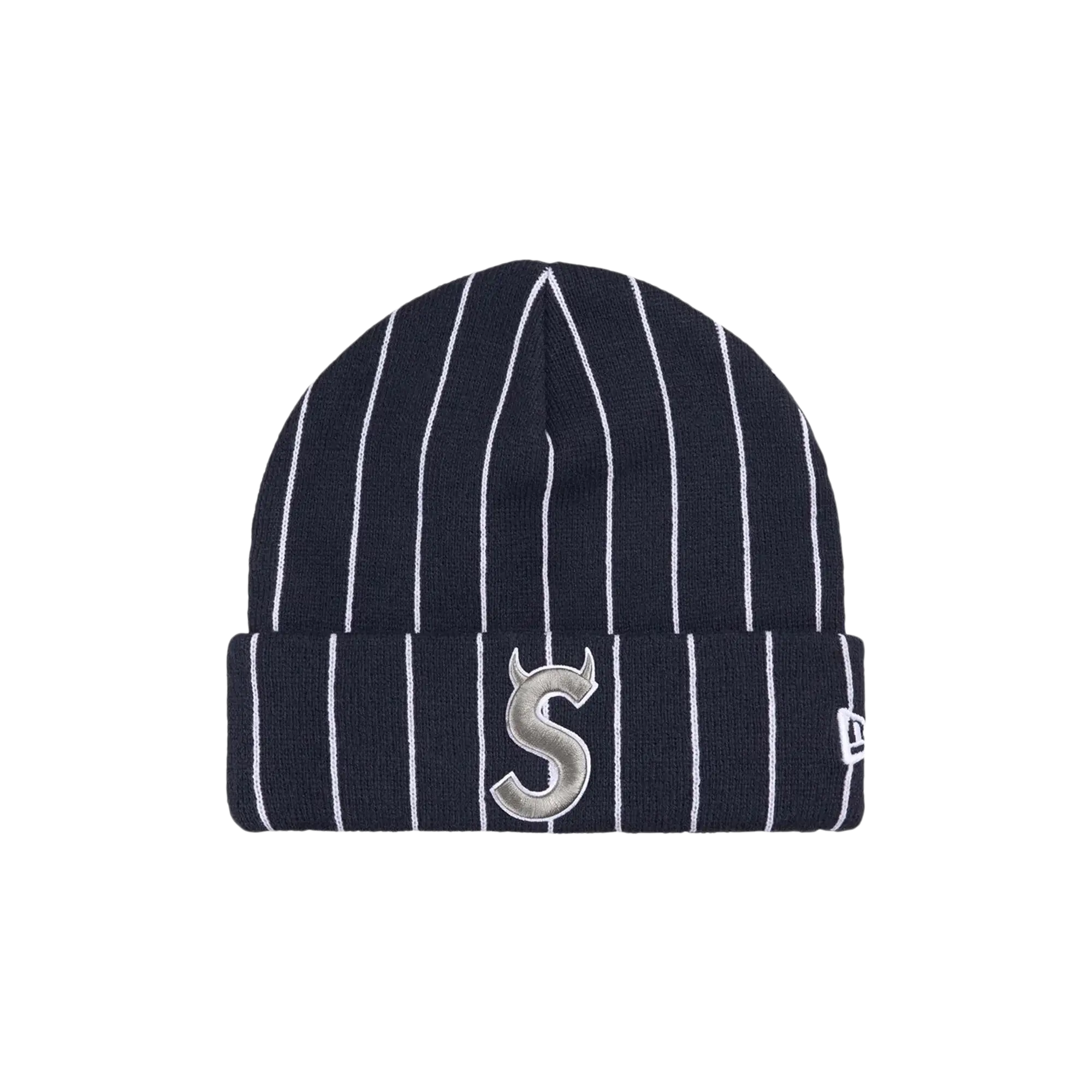 New Era Devil S Logo Beanie "SS26 - Stripe Navy" SU27488