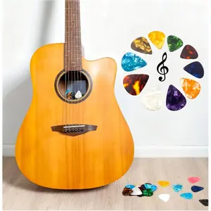 Best Value 10-Piece Guitar Pick Set! Mix of Thin to Extra Heavy for All Styles | Premium Celluloid, Iconic 351 Design | Must-Have for Beginners & Pros