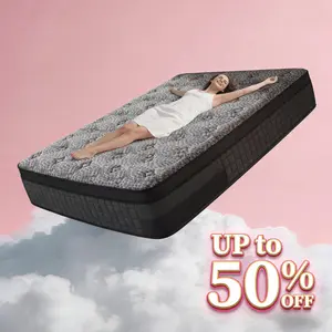 【Spring Glow Up】ENSHUI 12/14 Inch Twin, Full, Queen, King Mattress Memory Foam And Spring, Hybrid MattressMedium Firmness,  For Home Rooms Hotels, Boxed Halloween ChristmasGift Furniture Ergonomic queen size mattress Interior Modern