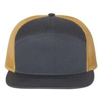 7 Panel Charcoal and Gold