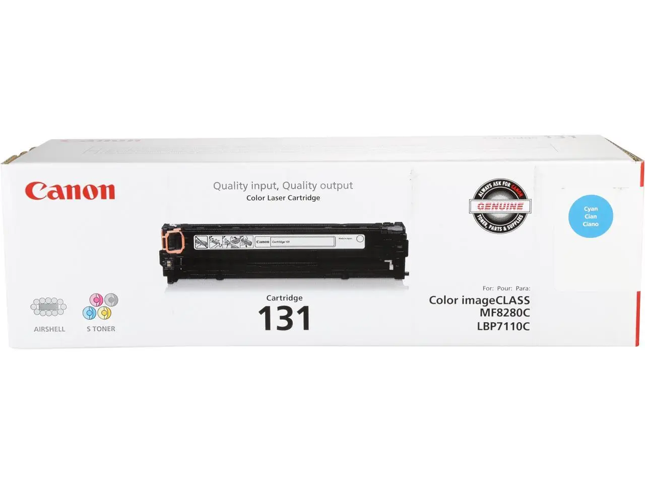 Canon 131 Toner Cartridge - Cyan
