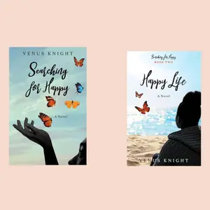 Happy Series+ Searching for Happy +Happy Life + Two novels+ paper back+ free gifts with purchase