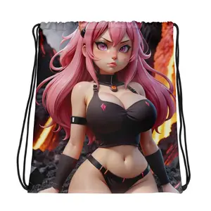 Volcanic Vixen Drawstring Backpack