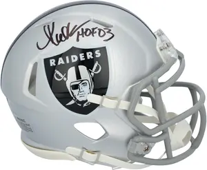 Marcus Allen Las Vegas Raiders Autographed Riddell Speed Mini Helmet with "HOF 03" Inscription - Fanatics Authentic Certified