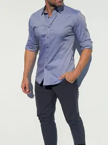 Wrinkle-Resistant OG Oxford - Indigo