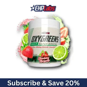 EHPlabs OxyGreens Daily Super Greens Powder - Gut Cleanse & Digestion Supplement, Organic Fibre, Prebiotics spirulina Edible Dietary Natural Healthcare Fitness Optimum | New Year New Me |
