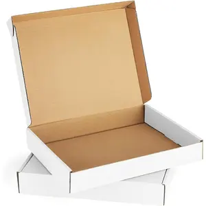 13x10x2" White Shipping Boxes Corrugated Box Mailers 20 Pack Cardboard Shipping Boxes for Small Business, Mailing