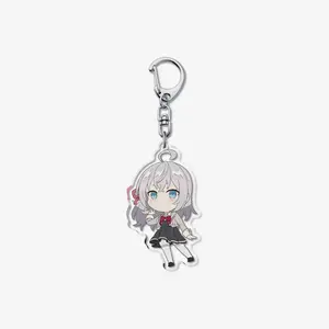 Anime Alya Sometimes Hides Her Feelings in Russian Acrylic Keychain Pendant Cartoon Masachika Alisa Keyring Decor Accessories