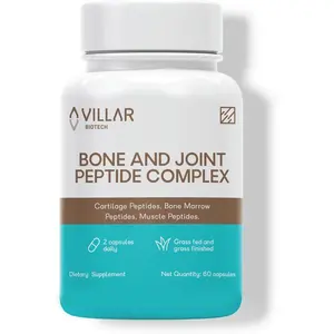 Bone & Joint Peptide Complex Capsules, Grass-Fed Cartilage Bone Marrow & Muscle Peptides for Joint Mobility & Recovery Support, Non-GMO, 60 Count