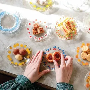 Aderia Retro Glass Plate