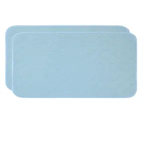Super Absorbent Plush Urine Pad for Dutch Pig Dwarf Rabbits, 35x70x105x140cm (14x28x42x55 Inch), High Water Absorption, Soft Material, Washable Pee Pads