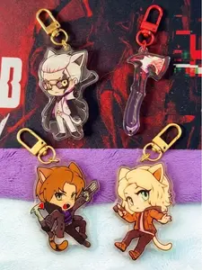 Re9: chibi cats Acrylic Keychain, Gifts for lovers, best friends, souvenirs