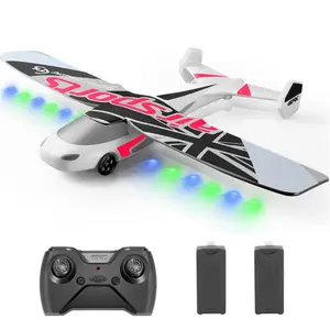 Remote-controlled drone, with two rechargeable batteries, remote-controlled toys, beginner gifts, indoor and outdoor remote-controlled aircraft, fighter jets, toys for boys and girls, Christmas gifts